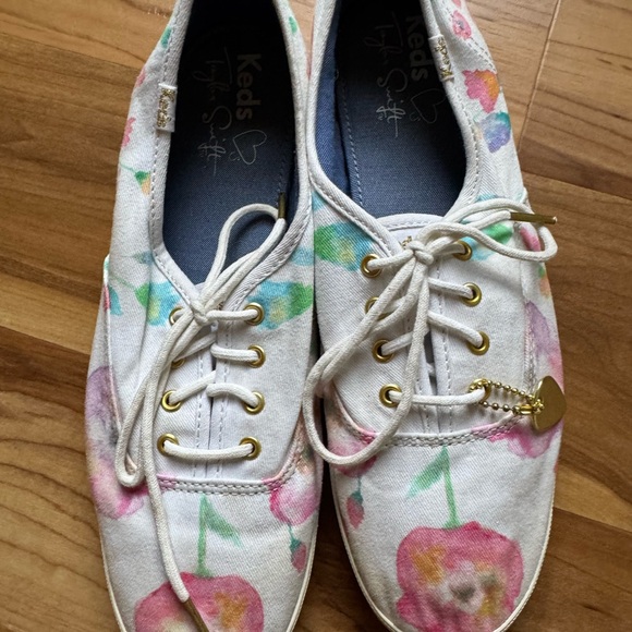 Taylor Swift keds incredible things Champion Flower Painting watercolor sneakers - Picture 14 of 15